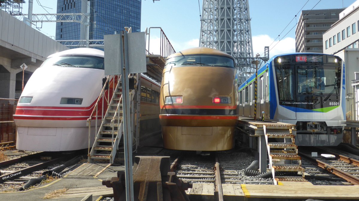 Rail_Channel's tweet photo. 2025.2.19  #81501F が浅草・とうきょうスカイツリーへ回送。81502Fに続いての入線。春日部では #81503F 習熟試運転と並ぶ

#80000系 #野田線 #アーバンパークライン #100系 #106F #109F #スペーシア https://t.co/qLrCKgNSJl