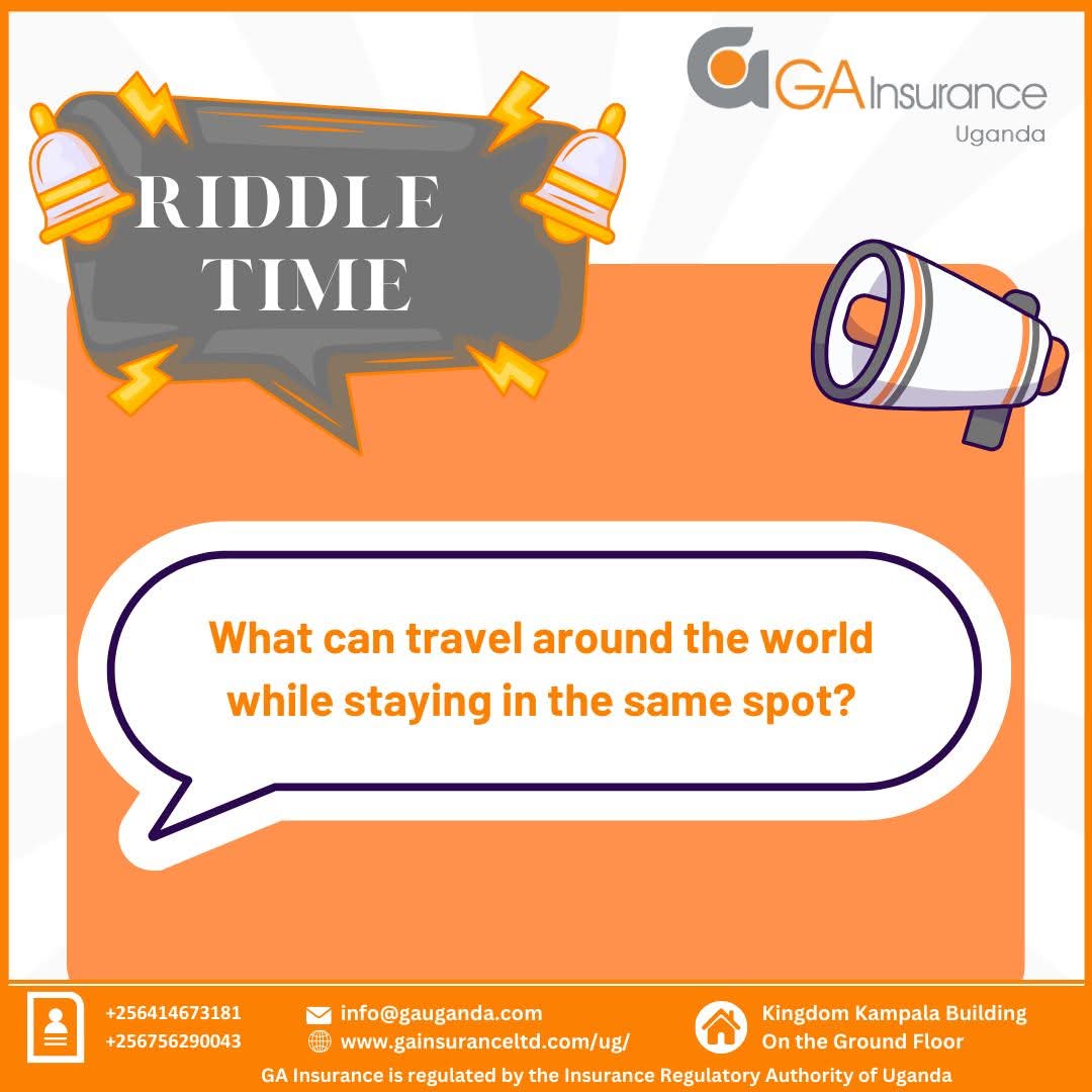 ga_uganda's tweet image. #triviachallenge 
Riddle: What can travel around the world while staying in the same spot?
#GAInsuranceUganda #riddles #riddletime