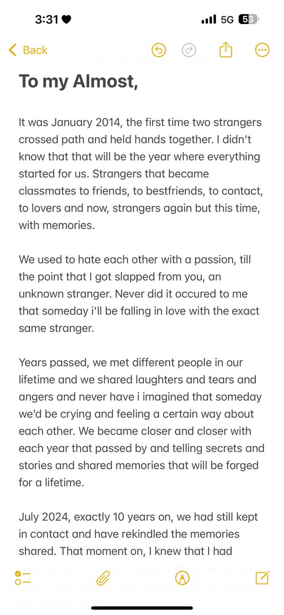 smtgcooking's tweet photo. To my Almost,

I Love You. https://t.co/60TIyXGSVk