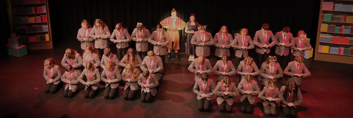 BrynDrama's tweet photo. Here are some photos from our recent production of Matilda Jr. We are so incredibly proud of our cast as they conducted themselves with such professionalism on the stage. Here’s to the next one! 🎭📚@BrynMusic @Bryn_Celynnog https://t.co/eJg90wATiu