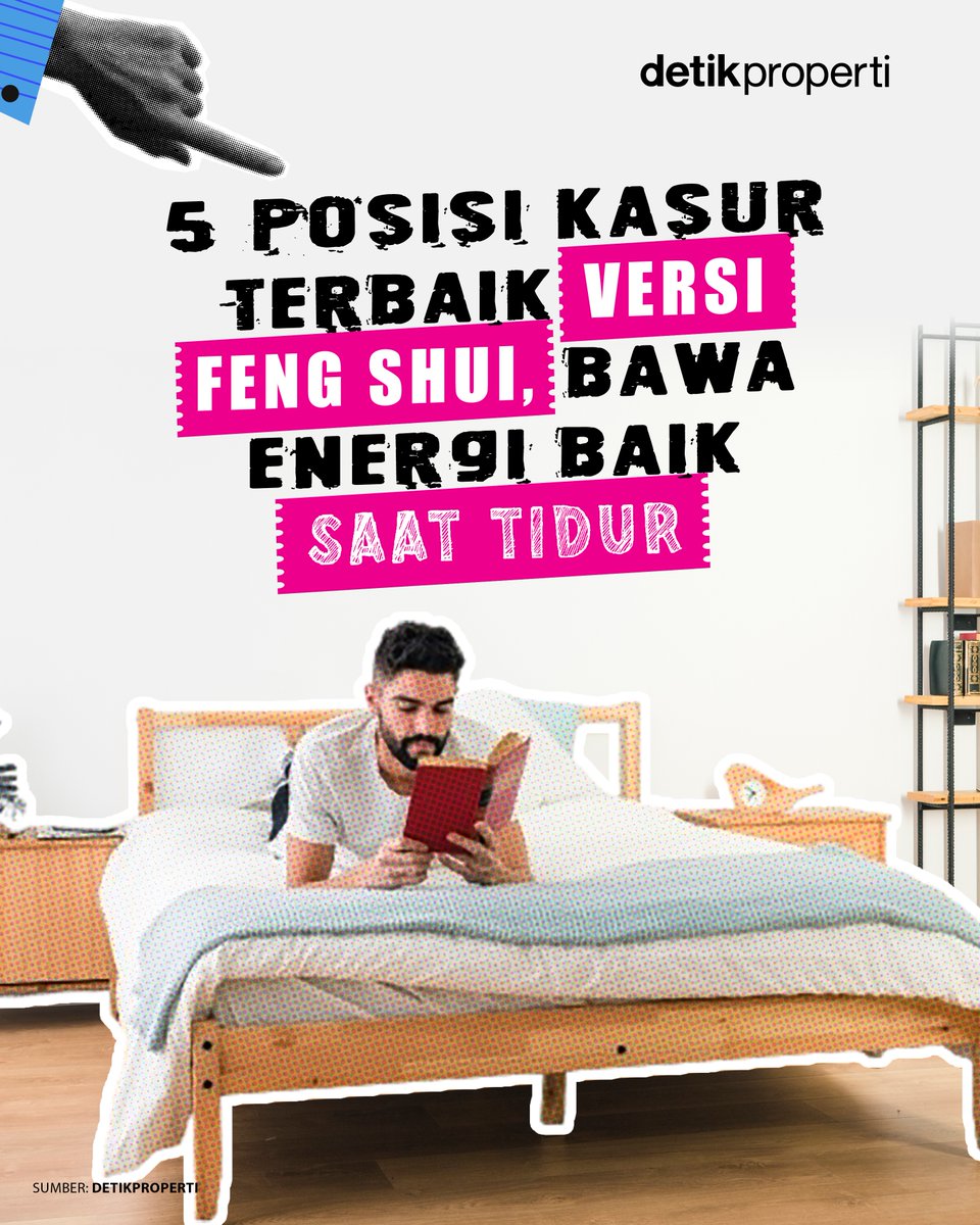 detik_properti's tweet photo. Dalam feng shui posisi kasur ternyata menentukan keberuntungan seseorang. Ada posisi tertentu yang disebut lebih dan tidak baik penempatannya. Berikut posisi kasur yang disarankan dalam feng shui.

Kalau posisi kasur di rumah kamu gimana? Yuk tulis komentar di bawah! https://t.co/YxuG2Z9oRK