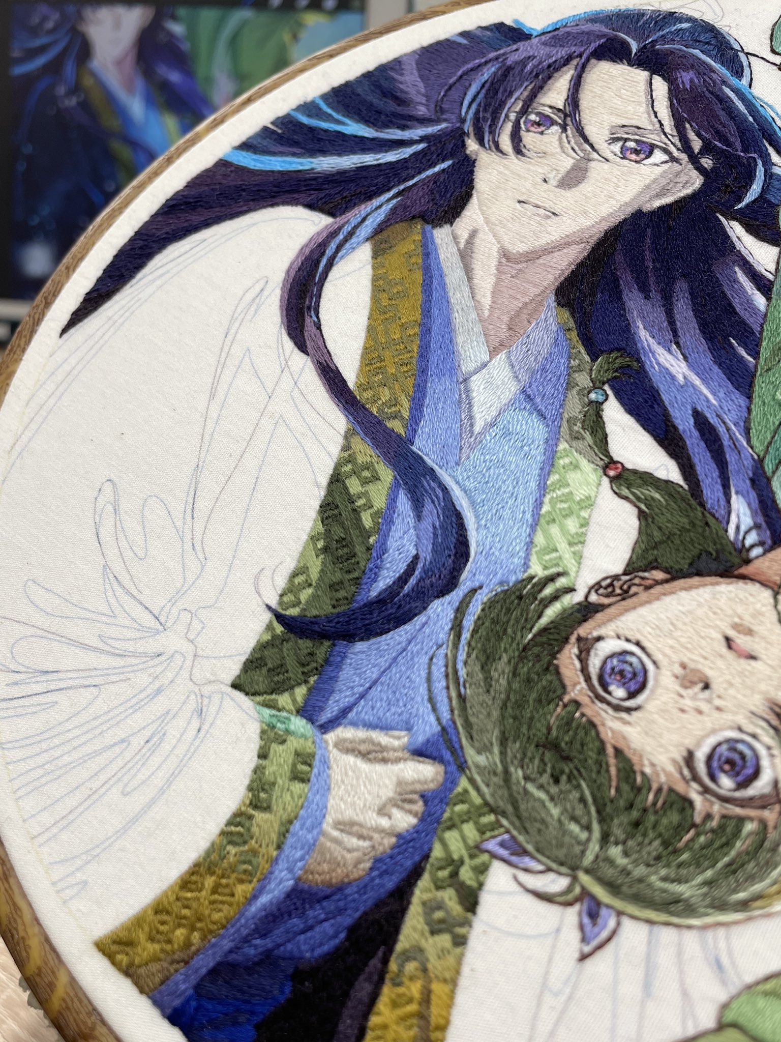 薬屋のひとりごと展 刺繍フーディ 薬屋のひとりごと展戦利品＆プレゼント !! | 愛娘・夢珠