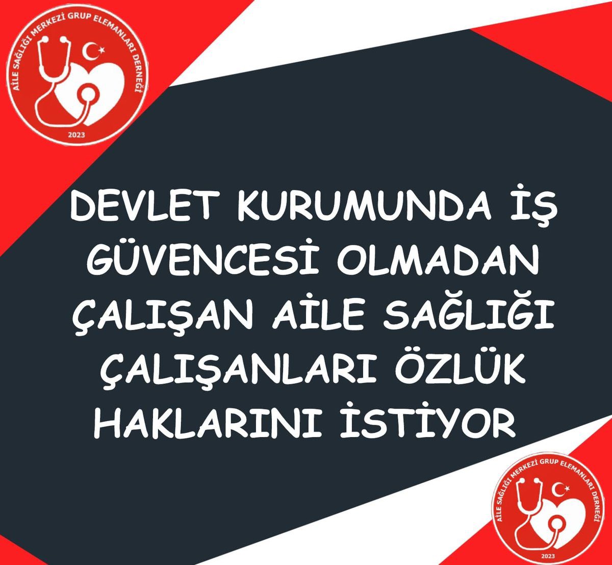 HER YÖNETMELİK DEĞİŞİMİNDE,HER DOKTOR GİDİŞİNDE,HER DENETİM ÖNCESİNDE HİÇBİR SUÇUMUZ OLMAMASINA RAĞMEN İŞİMİZİ DÜZENLİ VE SEVEREK YAPMAMIZA RAĞMEN İŞSİZ KALIR MIYIM DİYE BİZ DÜŞÜNÜYORUZ,KONUNUN BİZİMLE ALAKKASI YOKKEN NEDEN BİZ MAĞDUR OLUYORUZ
<a href="/memetsimsek/">Mehmet Simsek</a>

#GüvenceliÇalışmakHak