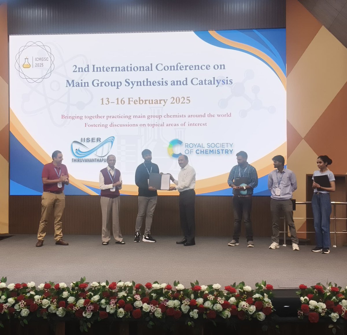 Moumita Majumdar (@moumita_chem) on Twitter photo Heartiest congratulations to Satyabrata <a href="/satyabrata_1202/">Satyabrata Das</a> <a href="/IISERPune/">IISER Pune</a> for winning the Dalton Trans Best Poster Award in the Main Group Chemistry meeting in IISER TVM <a href="/MainTvm/">Main Group Chemistry @ IISERTVM</a> Thanks. Heartiest congratulations to Satyabrata <a href="/satyabrata_1202/">Satyabrata Das</a> <a href="/IISERPune/">IISER Pune</a> for winning the Dalton Trans Best Poster Award in the Main Group Chemistry meeting in IISER TVM <a href="/MainTvm/">Main Group Chemistry @ IISERTVM</a> Thanks.
