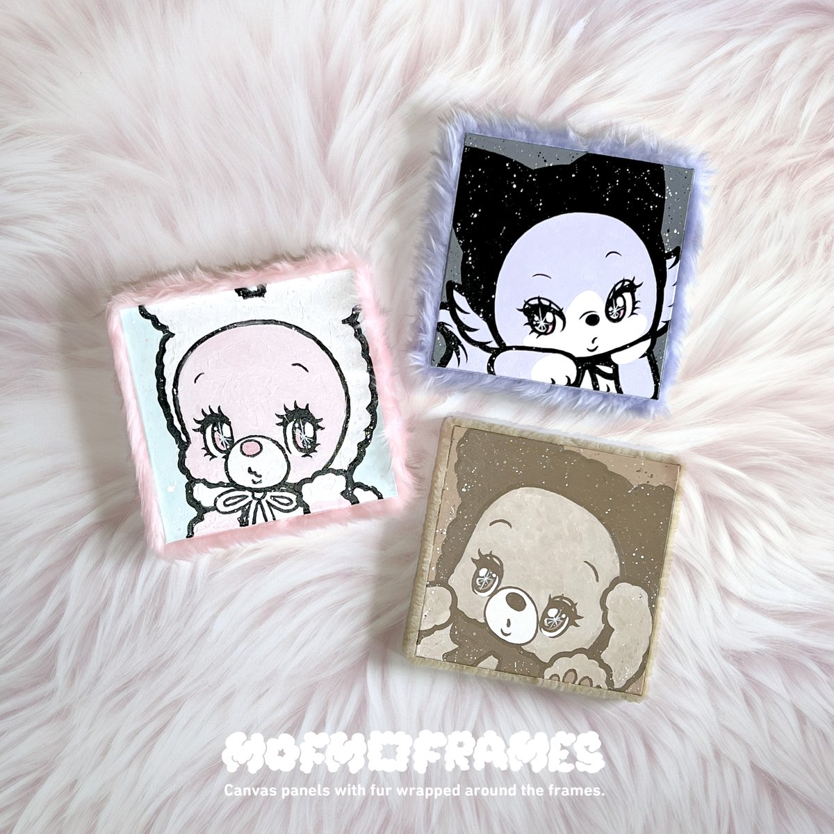 柔らかであたたかなぬいぐるみのような絵画なんていかが？🐻

モフモフレーム
Mofmoframe