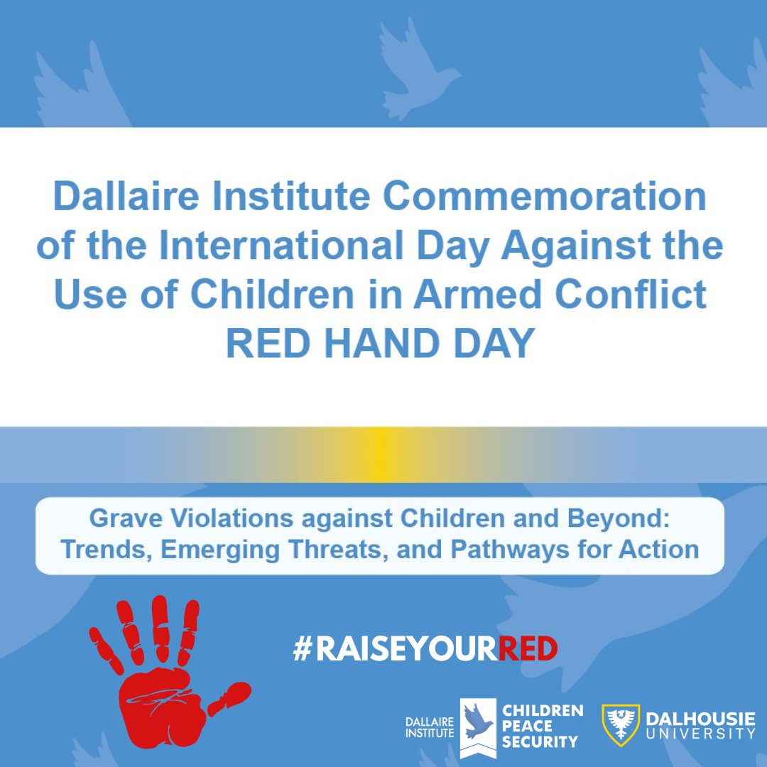 Today we kick off a conference exploring the topic of Grave Violations against Children &amp; Beyond: Trends, Emerging Threats, &amp; Pathways for Action in Kigali. This topic is critical, now more than ever as we must always keep children at the heart of peace &amp; security.#RaiseYourRed