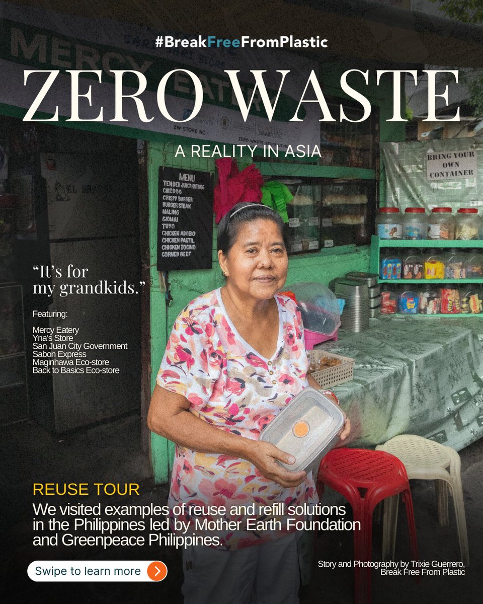 #BreakFreeFromPlastic (@brkfreeplastic) on Twitter photo Reuse is possible, reuse is here. 🫙🍃
Check out these reuse models in the Philippines. 🇵🇭 👇
#BreakFreeFromPlastic #ZeroWaste #Reuse #Refill #NoToSingleUse
<a href="/gpph/">Greenpeace Philippines</a> <a href="/motherearthph/">Mother Earth PH</a> Reuse is possible, reuse is here. 🫙🍃
Check out these reuse models in the Philippines. 🇵🇭 👇
#BreakFreeFromPlastic #ZeroWaste #Reuse #Refill #NoToSingleUse
<a href="/gpph/">Greenpeace Philippines</a> <a href="/motherearthph/">Mother Earth PH</a>