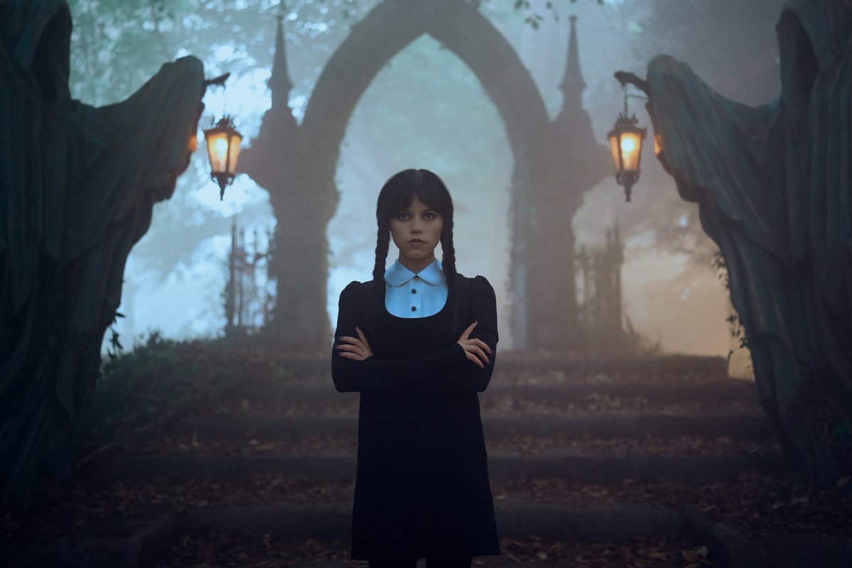NetflixJP's tweet photo. 『2025年公開作品紹介🎉』
╭━━━━━━━━━━━━━━━━━━╮
#まだ知らない学園の秘密がある
╰━━━━━━━━━━━━━━━━━━╯
『ウェンズデー』シーズン2 2025年配信開始☂️

#まだ知らないネトフリがある
#NextOnNetflix
#NoNJP25 https://t.co/CWxZbNxfIU