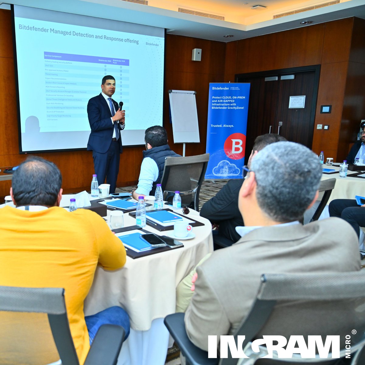 The Ingram Micro's <a href="/Bitdefender/">Bitdefender</a> Partners Event was an exciting day of insights and collaboration! We explored the evolving cybersecurity landscape, discussed innovative solutions, and connected with partners who are shaping the future of security.
Thanks to everyone who joined!