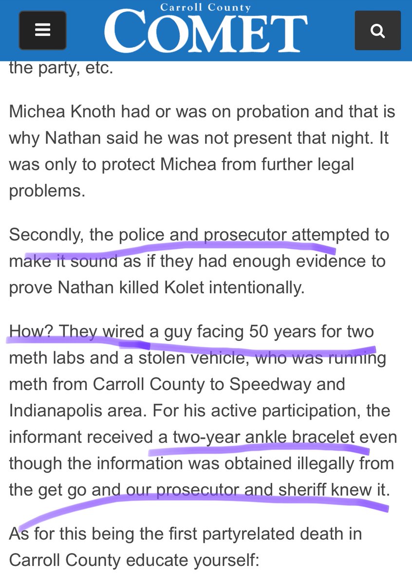 Featherocking's tweet image. carrollcountycomet.com/articles/lette…

#DirtyDelphi #DelphiLore