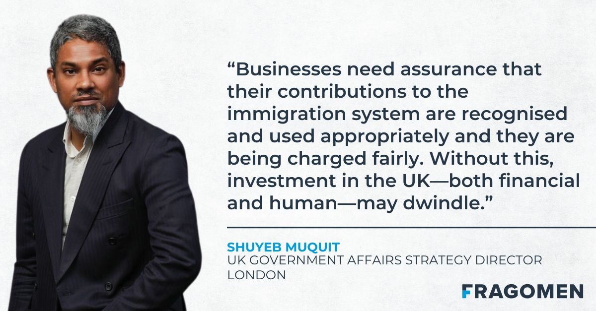 Fragomen (@fragomen) on Twitter photo The #UK’s #visa costs are making it harder to attract top #talent. With fees set to exceed £12K for #businesses sponsoring skilled workers, the financial burden keeps growing. In <a href="/ResProfNews/">ResearchProfessionalNews</a>, Shuyeb Muquit explores the impact and why reform is needed. bit.ly/4gLQ47C The #UK’s #visa costs are making it harder to attract top #talent. With fees set to exceed £12K for #businesses sponsoring skilled workers, the financial burden keeps growing. In <a href="/ResProfNews/">ResearchProfessionalNews</a>, Shuyeb Muquit explores the impact and why reform is needed. bit.ly/4gLQ47C