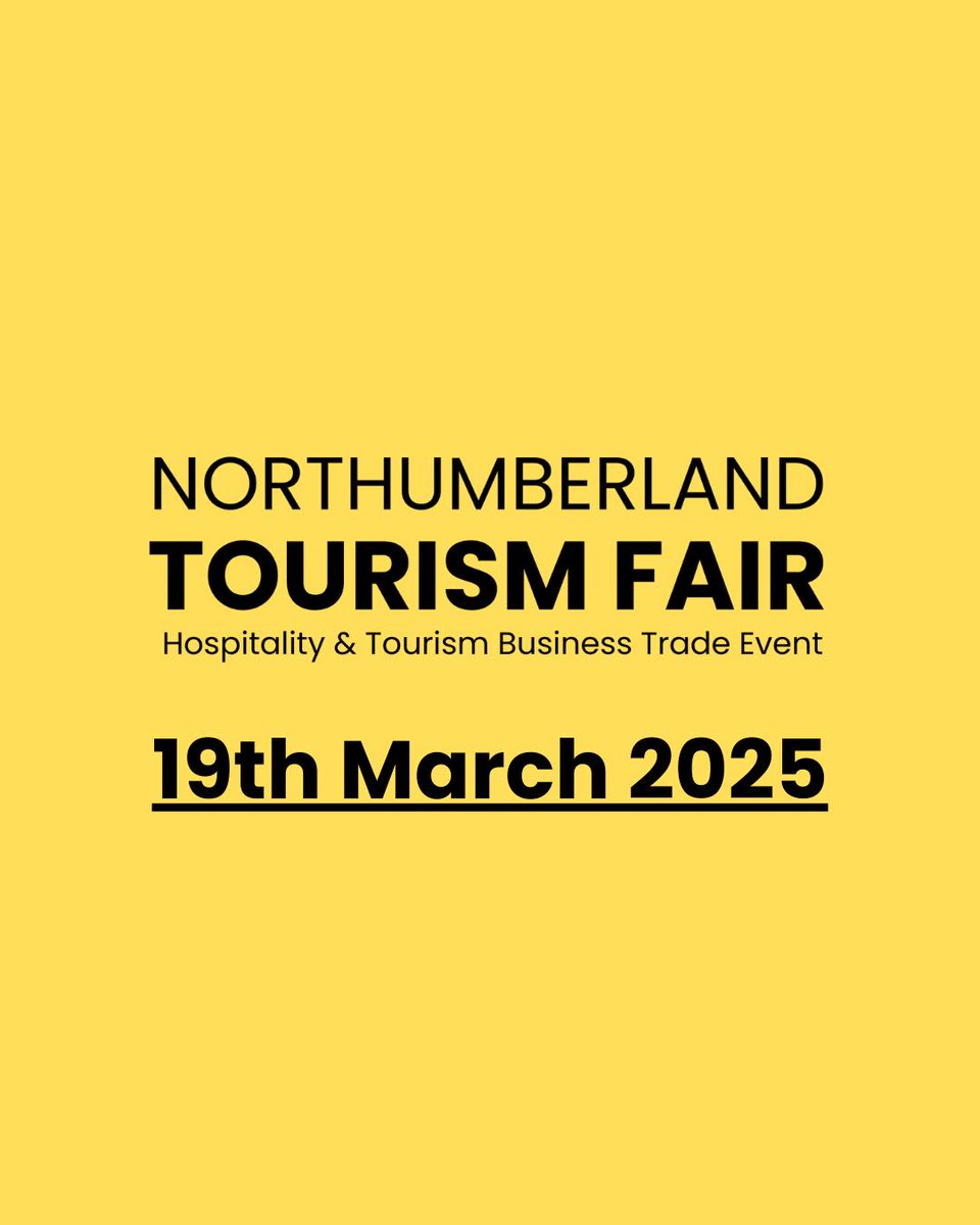 📅 The countdown is on for the #Northumberland Tourism Fair on Wednesday, 19th March – and we’re so excited to be exhibiting! We’d love to see you, stop by and say hello to our client team for a chat ✨

Don't forget, entry is FREE 👇
tourismfair.co.uk/visitor-ticket…