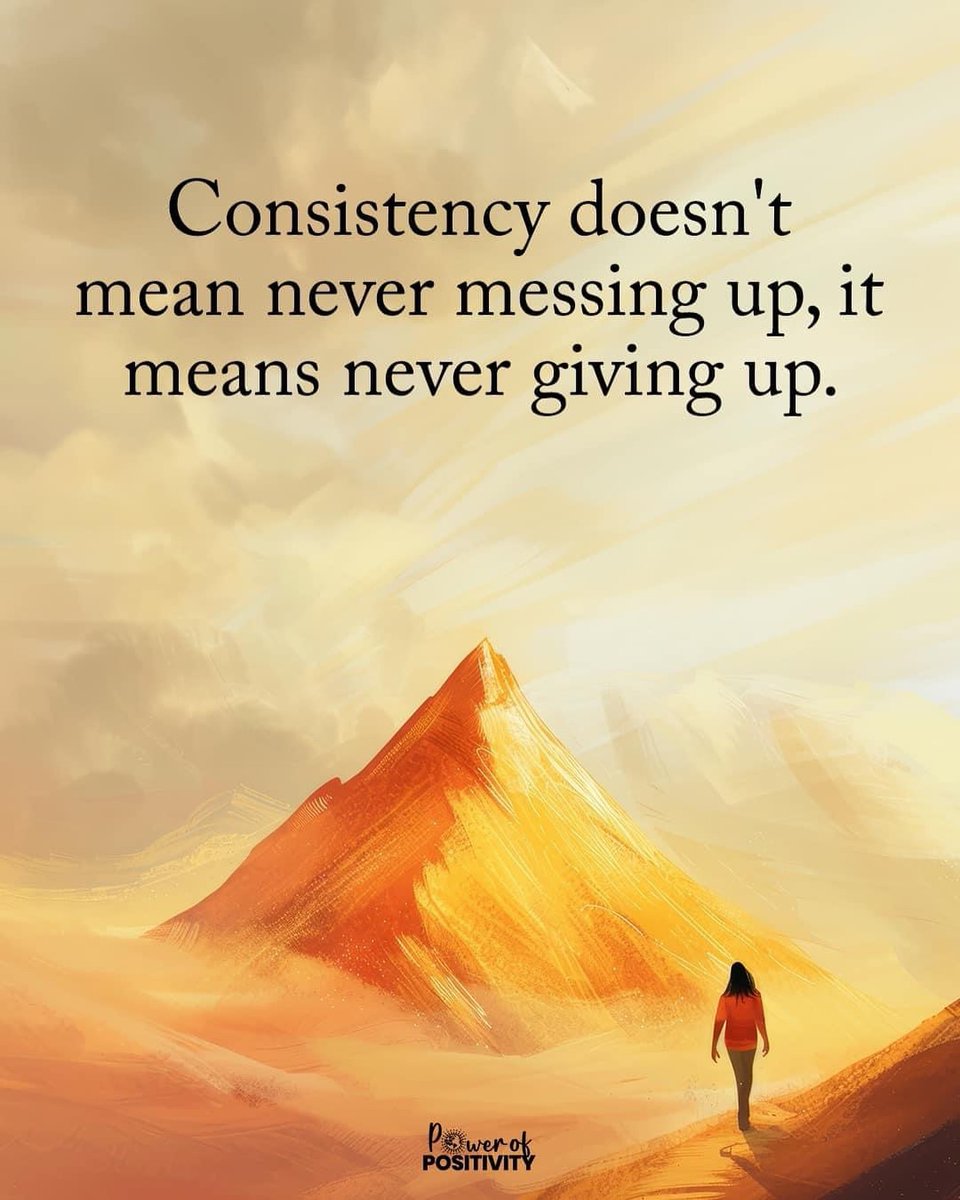 Consistency doesn’t mean never messing up... 🌱💪