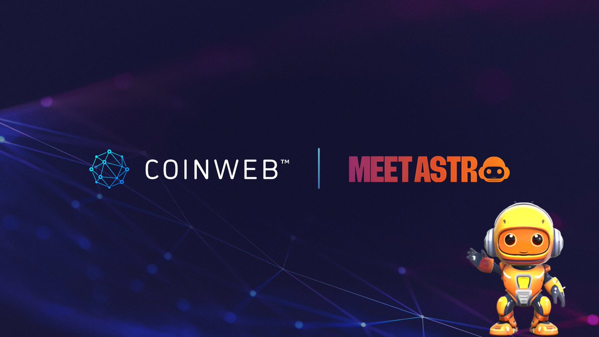 Coinweb.io (@coinwebofficial) on Twitter photo Introducing the first AI Agent on Coinweb.
MEET ASTRO is building on Coinweb.
<a href="/MeetAstroAI/">Meet Astro</a> is a gamified DeFi platform powered by an AI agent named Astro. Think of it as your crypto sidekick, but cooler.
So what can you do with this agent?
🔹 Swap ATM - Cross-chain swaps via Introducing the first AI Agent on Coinweb.
MEET ASTRO is building on Coinweb.
<a href="/MeetAstroAI/">Meet Astro</a> is a gamified DeFi platform powered by an AI agent named Astro. Think of it as your crypto sidekick, but cooler.
So what can you do with this agent?
🔹 Swap ATM - Cross-chain swaps via