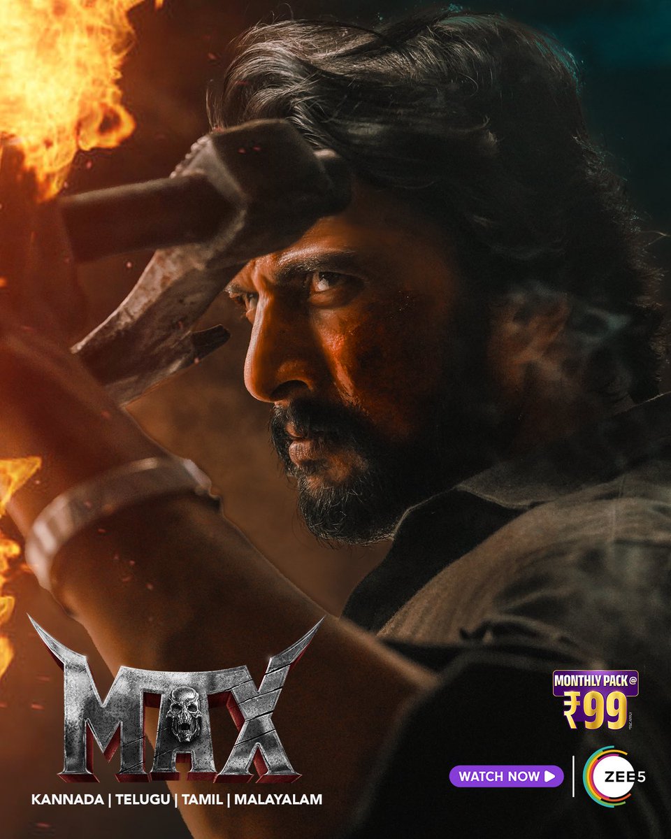 ZEE5 Kannada (@zee5kannada) on Twitter photo ಪವರ್, ಸ್ಟೈಲ್, ಅಬ್ಬರ – ಎಲ್ಲವೂ MAXIMUM! Watch MAX, now streaming Exclusively on ZEE5!
Streaming Now in Malayalam | Tamil | Kannada | Telugu
<a href="/KicchaSudeep/">Kichcha Sudeepa</a> <a href="/theVcreations/">Kalaippuli S Thanu</a>
<a href="/Kichchacreatiin/">Kichcha Creatiions</a> <a href="/vijaykartikeyaa/">VIJAY kartikeyaa</a> <a href="/AJANEESHB/">B AJANEESH LOKNATH</a>
<a href="/shekarchandra71/">cahndrashekhara D</a> <a href="/ganeshbaabu21/">Ganeshbaabu</a>
<a href="/shivakumarart/">shivakumar</a> <a href="/dhilipaction/">Dhilip Subbarayan</a> ಪವರ್, ಸ್ಟೈಲ್, ಅಬ್ಬರ – ಎಲ್ಲವೂ MAXIMUM! Watch MAX, now streaming Exclusively on ZEE5!
Streaming Now in Malayalam | Tamil | Kannada | Telugu
<a href="/KicchaSudeep/">Kichcha Sudeepa</a> <a href="/theVcreations/">Kalaippuli S Thanu</a>
<a href="/Kichchacreatiin/">Kichcha Creatiions</a> <a href="/vijaykartikeyaa/">VIJAY kartikeyaa</a> <a href="/AJANEESHB/">B AJANEESH LOKNATH</a>
<a href="/shekarchandra71/">cahndrashekhara D</a> <a href="/ganeshbaabu21/">Ganeshbaabu</a>
<a href="/shivakumarart/">shivakumar</a> <a href="/dhilipaction/">Dhilip Subbarayan</a>