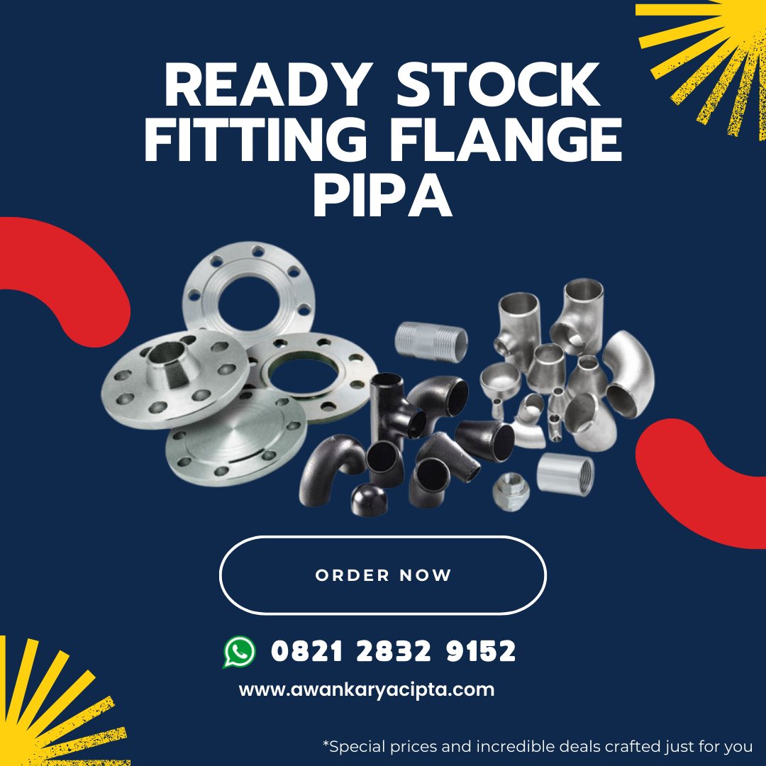 awankaryacipta's tweet image. Ready Stock!!
Fitting &amp;amp; Flange Pipa Stainless Steel / Carbon Steel dengan kualitas terbaik harga murah bisa dibandingkan dengan kompetitor.

Order langsung ke Sales Kami!

WA: 0821 2832 9152

#fittingpipa #distributorfitting #fittingelbow #Papua  #persela