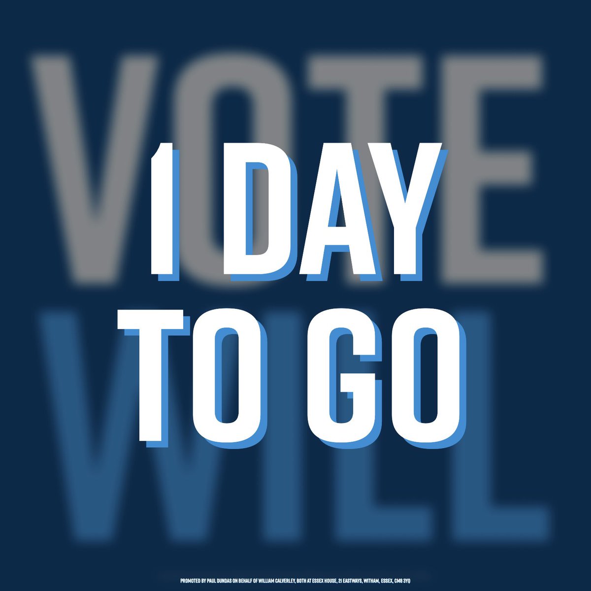 WillCalverleyUK's tweet photo. #VoteWill https://t.co/8s2vZZXJvT