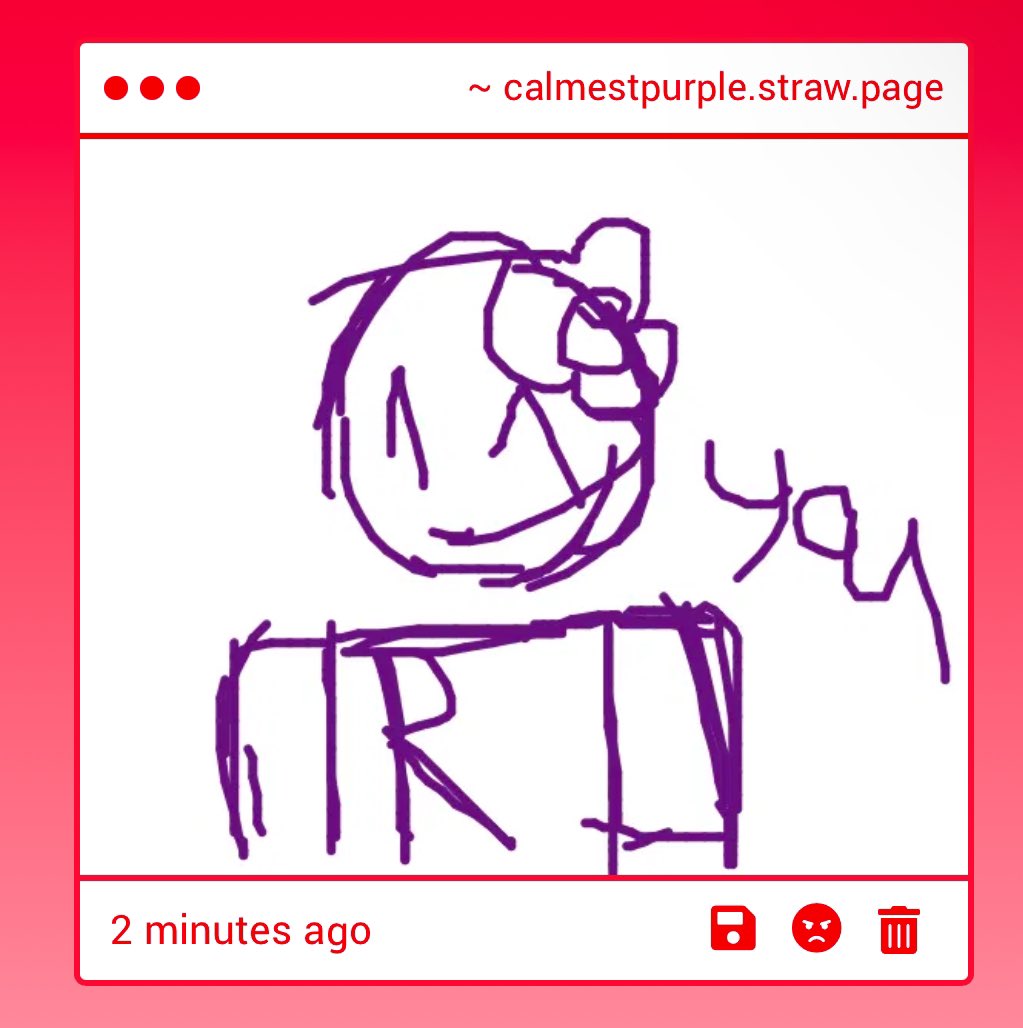 this is wonderful art . very cute ! thank you very much for drawing me .