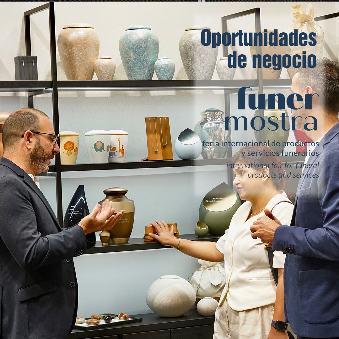 ¿Por qué participar en Funermostra? Durante tres días la feria te ofrece:

🔸Networking de alto nivel
🔸Contenidos exclusivos
🔸Visibilidad para tu marca
🔸Oportunidades de negocio

📅 Del 14 al 16 de octubre en Feria Valencia

#Funermostra #Funermostra25 #FeriaValencia