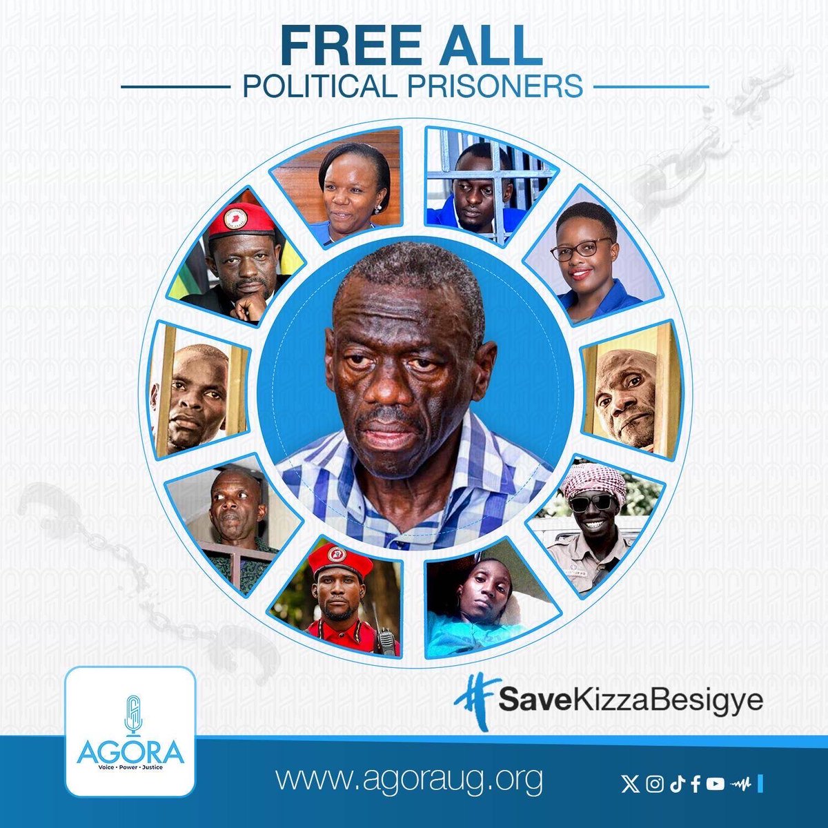 AgoraCFR's tweet image. Justice delayed is justice denied! We demand the immediate release of Dr. Kizza Besigye and all political prisoners unlawfully detained. #SaveKizzaBesigye #FreeAllPoliticalPrisoners #StopAbuseOfPowerUG