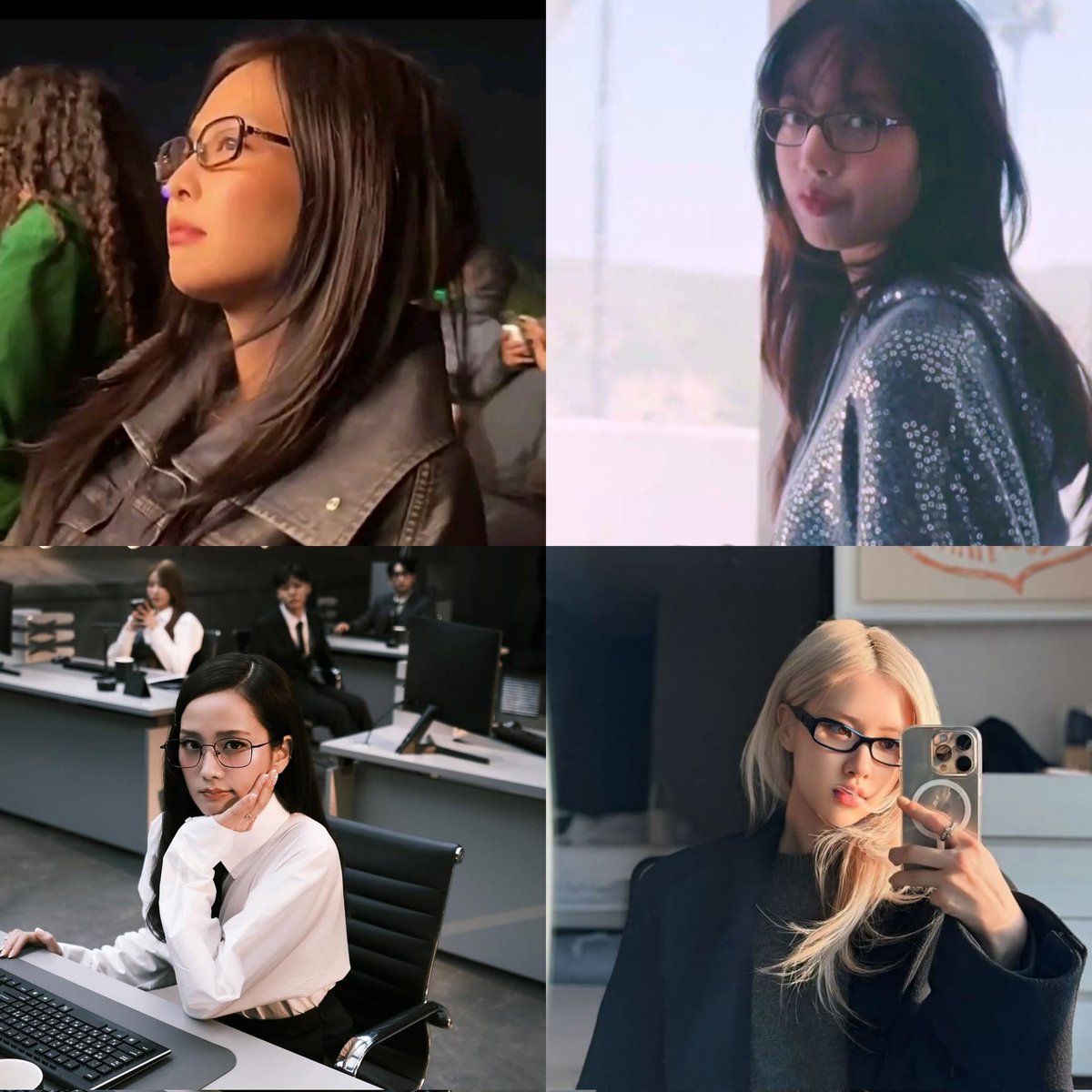 yk2aii's tweet photo. BLACKPINK IN SPECS https://t.co/vi6SUTTlVP