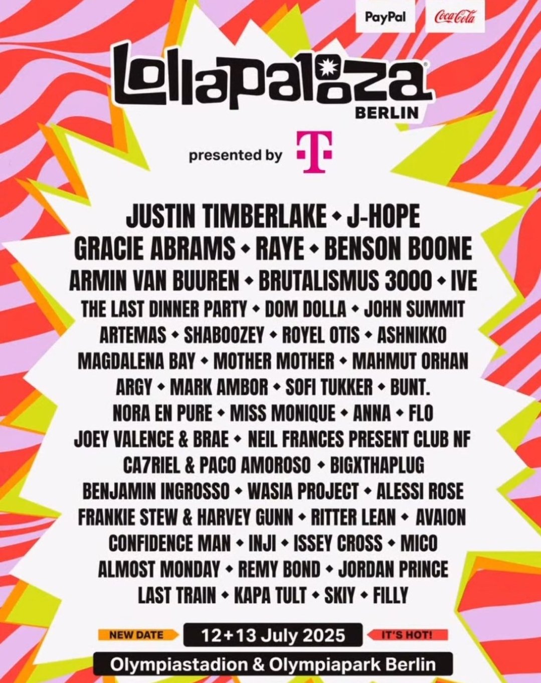 J-Hope to Headline Lollapalooza Berlin 2025