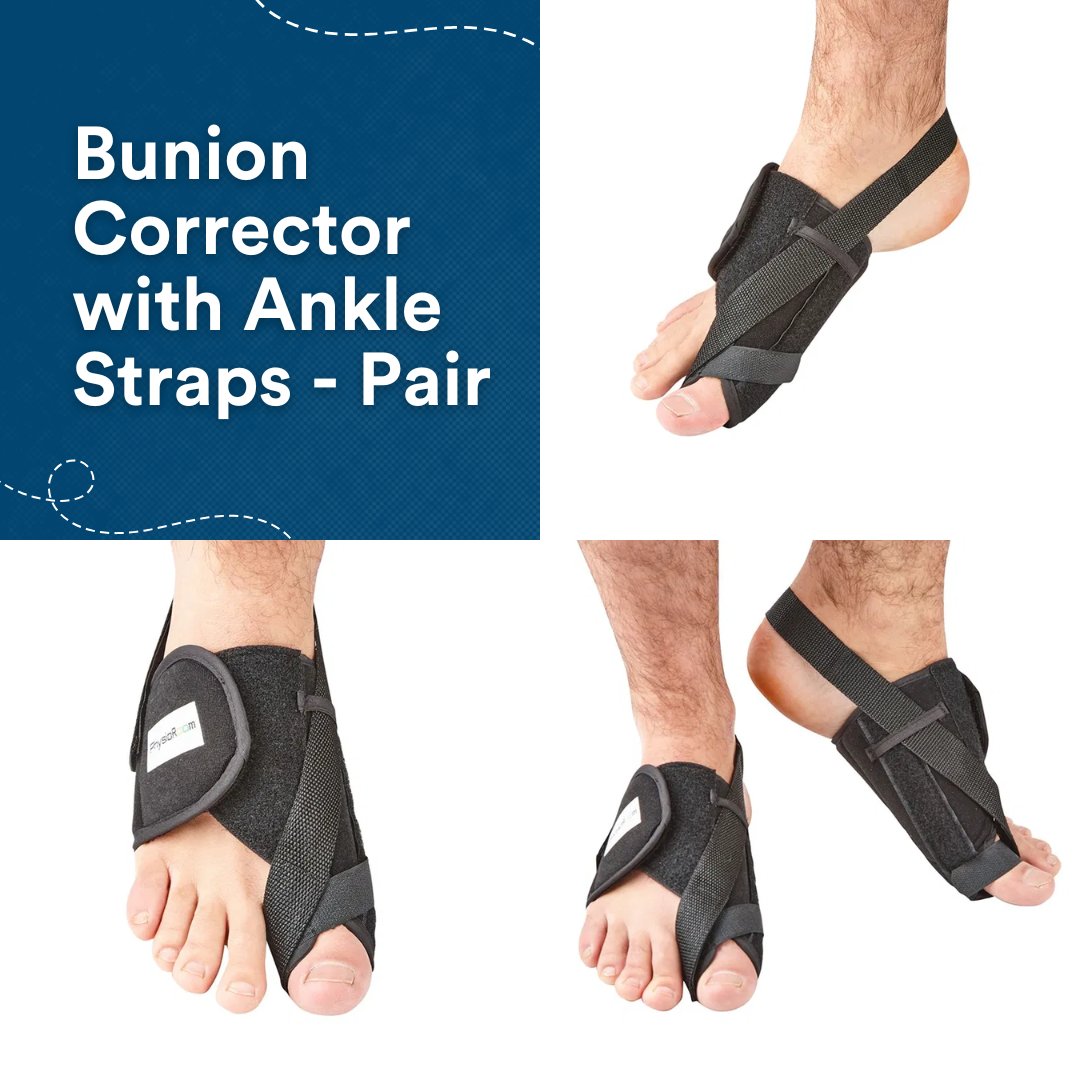 Step into comfort! 👣

Say goodbye to bunion pain with our Bunion Corrector with Ankle Straps. Designed for all-day support, it keeps your feet secure, comfortable, and protected so you can move with ease. 🌟

physioroom.com/bunion-correct…