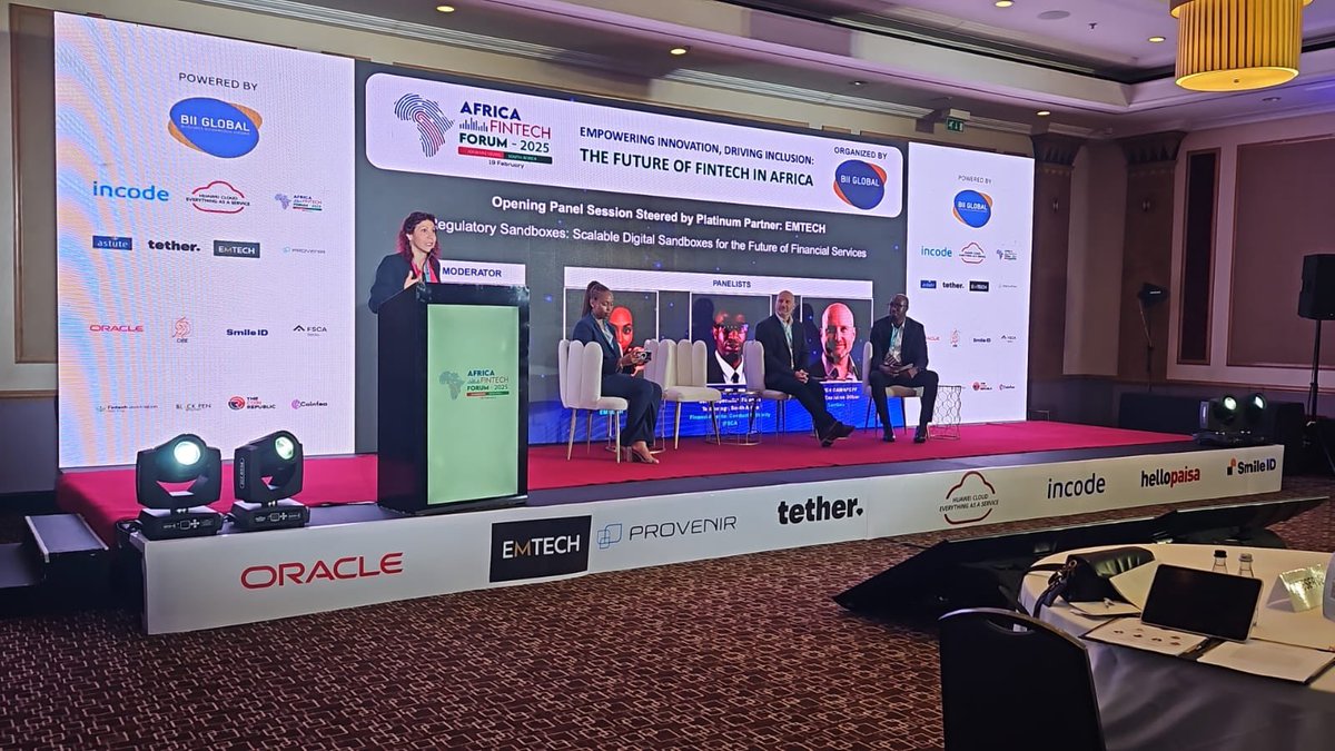 LIVE UPDATE!

The Regulatory Sandboxes panel is delivering key insights at #AfricaFintechForum in NH Johannesburg, Sandton! 

More updates coming soon!

#Fintech #RegTech #BIIGlobal