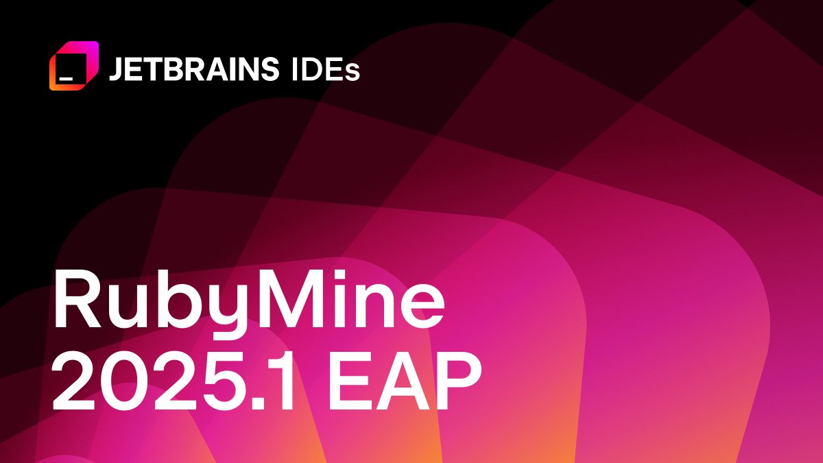 rubymine's tweet image. ✨ RubyMine 2025.1 EAP 5 Is Out!
🔸Updated the deploy.yml schema format for Kamal 2.5
🔸Added annotator and highlighting enrichment tools for Ruby to AI Assistant
🔸Made the .env files plugin bundled
Learn more: jb.gg/6oahid #RubyMine