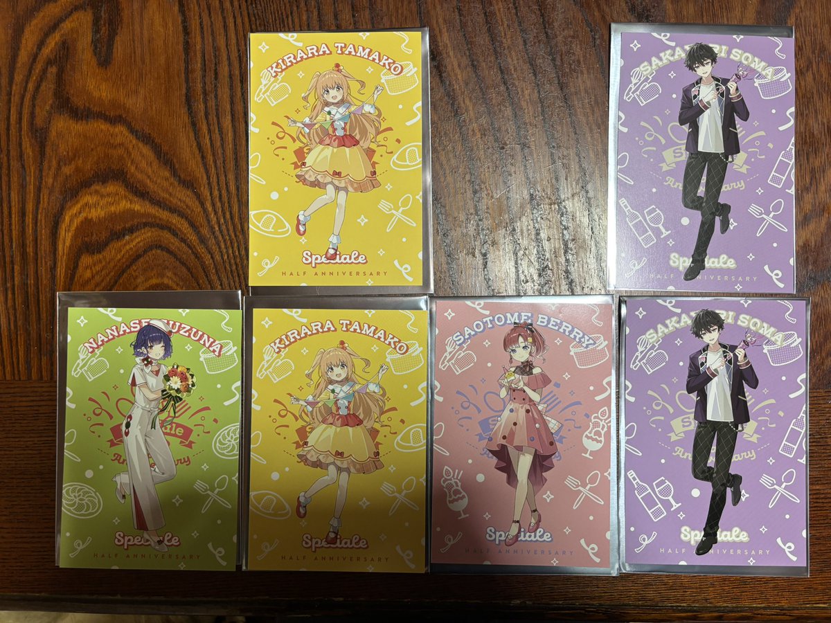 【交換】 
🌈🕒 にじさんじ Specialeハーフアニバーサリー

【ランダムチェキ】
【譲】🥗R2N2、🐣📛N2、🍰🧁R1N3 、🍇R1N1
【求】🐟🍴

【特典】
【譲】🥗、1🐣📛2、🍰🧁1、🍇2
【求】🐟🍴

❄️郵送希望

検索からでもお気軽にお声掛けください。