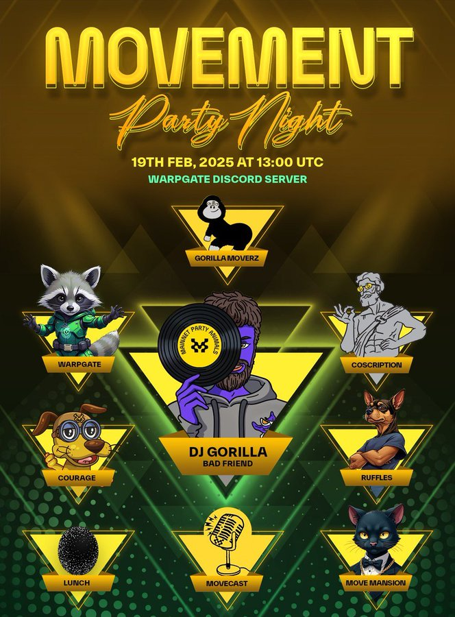 Korgonxx's tweet photo. I'm beyond hyped for the @movementlabsxyz Mainnet launch! ๐ฅ
Can't wait to see the entire community join forces & make this a night to remember! ๐ถ๐ฆ
#MainnetParty #MovementLabs #NFT #MainnetHype https://t.co/IebD5khLVX