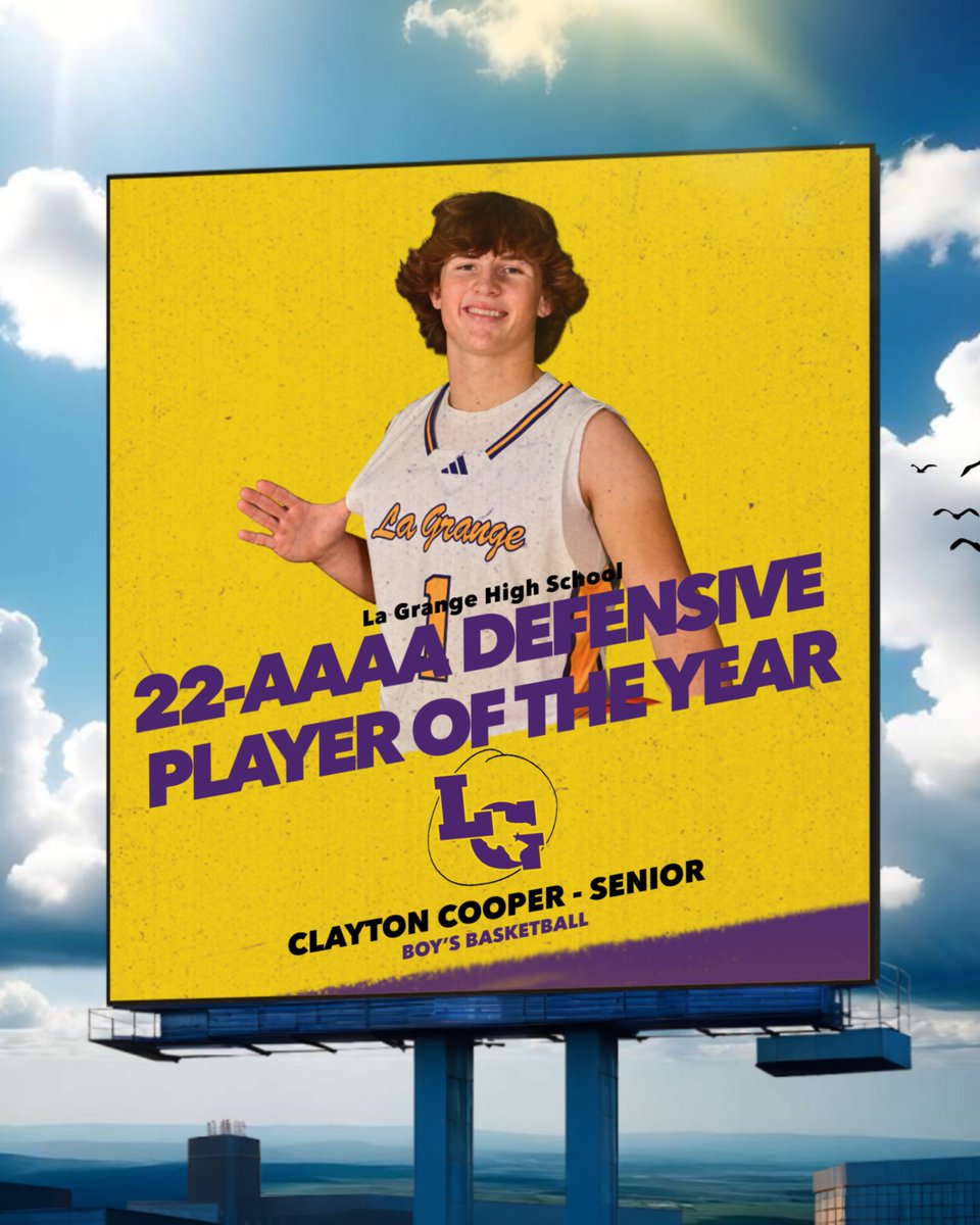 Congratulations to Clayton Cooper for earning Defensive Player of the Year in District 22-AAAA! #DoingAGreatWork #OnThePROWL