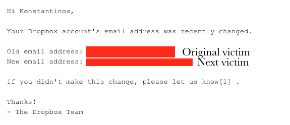 🔍 New BEC tactic observed

Step 1: Perform Adversary in the Middle testing to get access to someone's email.
Step 2: Create a Dropbox Business account using email (no verification required).
Step 3: Send files via Dropbox and WeTransfer to all email contacts.
Step 4: When