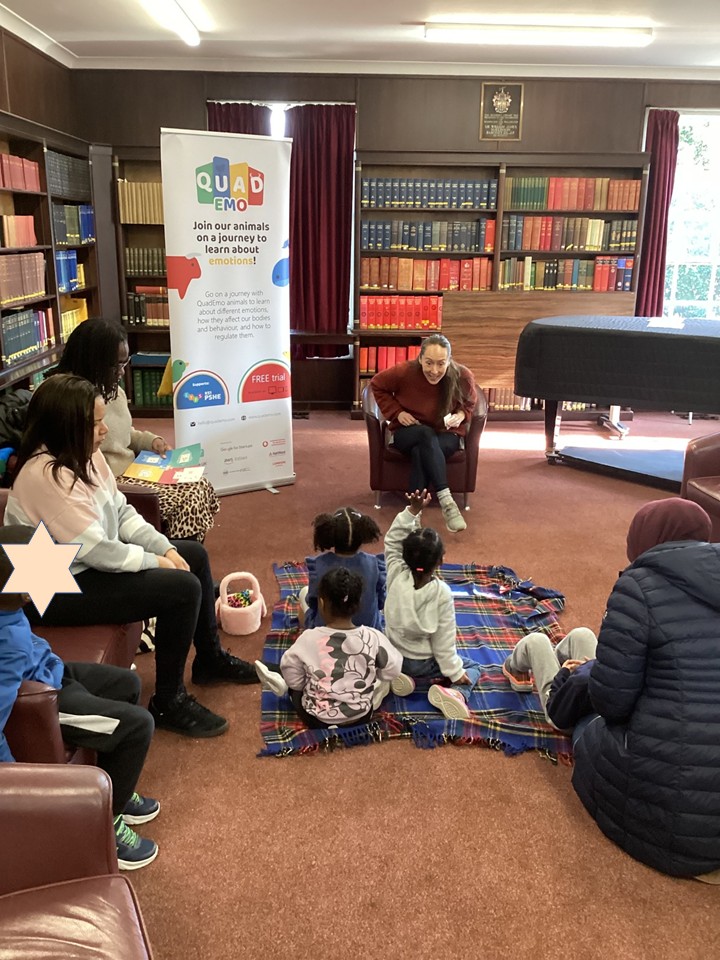 autsera's tweet photo. A brilliant #quademo storytelling &amp; @quademogame app &amp; activities play session held at a @SuttonLibraries in @SuttonCouncil 
Great fun &amp; feedback.
Book a session at a #library or #earlyyears class in #nursery or #primaryschool

#emotionalresilience #childdevelopment #parenting https://t.co/eQug5md1U5