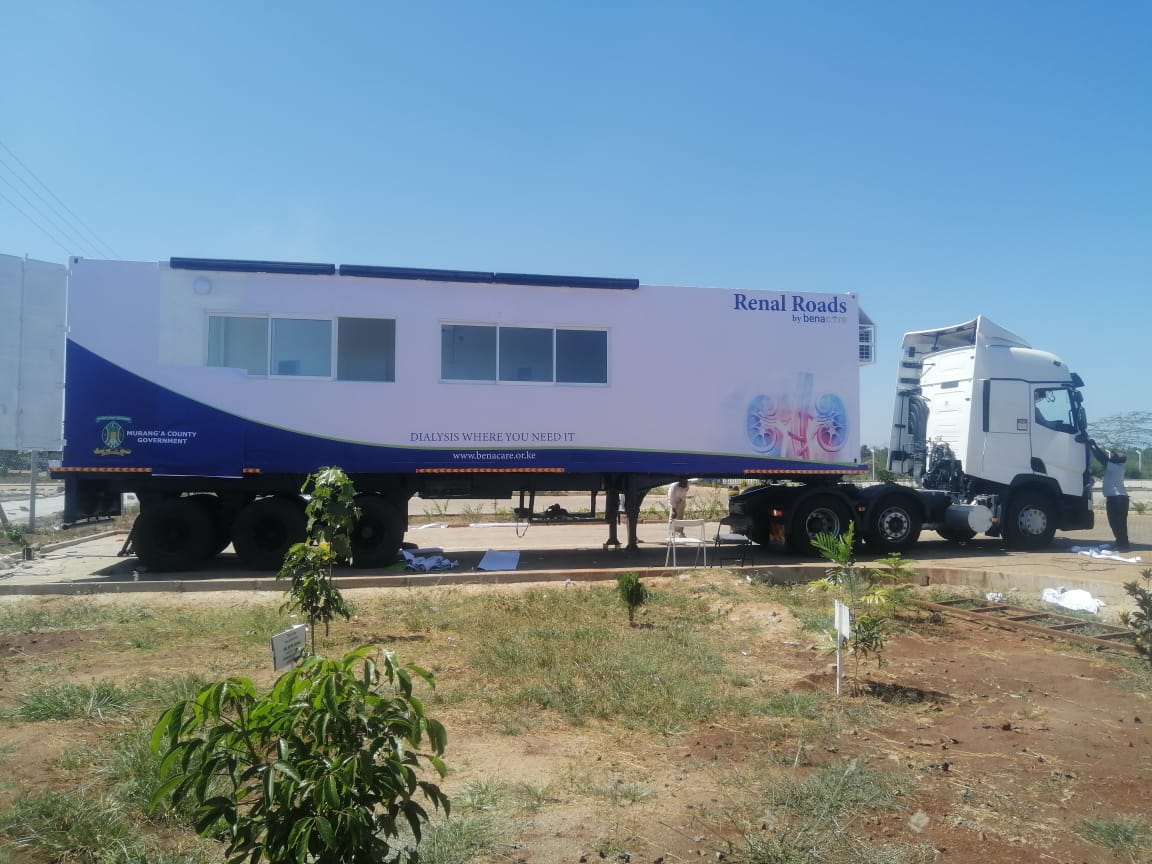 HonKangata's tweet image. This coming Saturday Kirwara hospital Gatanga, Muranga County Government will launch mobile Dialysis services mounted on a truck. 

To reach patients in remote and rural areas of our county.
