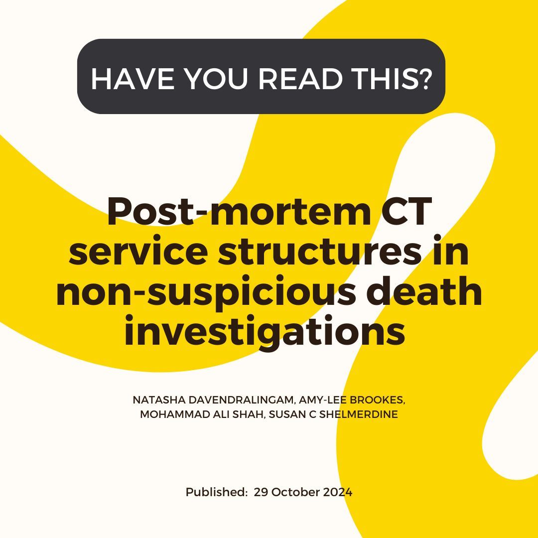 Understanding the options within the UK for PMCT service structure is such an integral part of building a service from scratch. The authors hope this paper contributes to the future of PMCT services both national and internationally! Article: academic.oup.com/bjro/article/6…