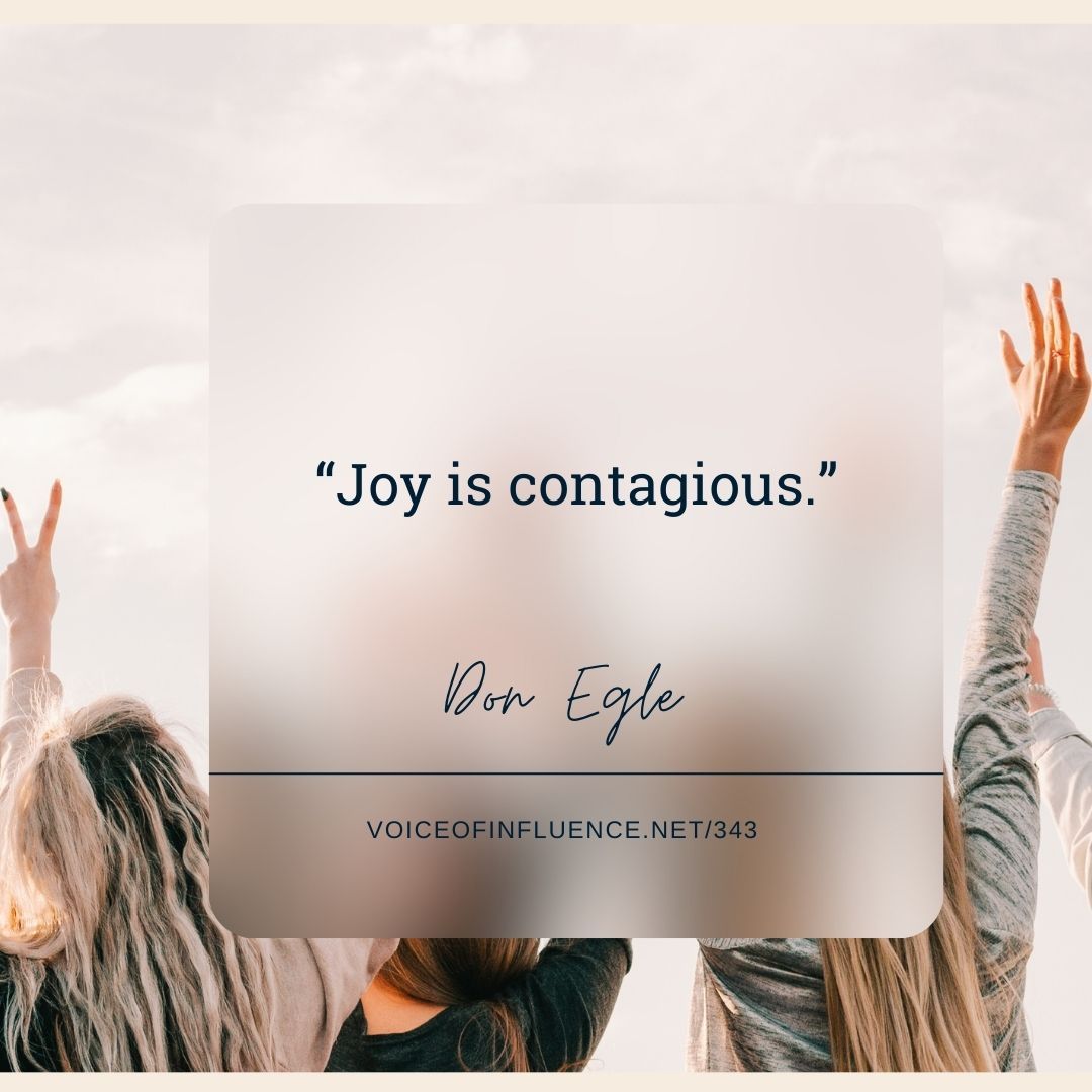 True leadership isn’t about avoiding difficult situations but embracing them with joy. Don Egle discusses the importance of seeing challenges as chances to grow in episode 343. Learn how this perspective can liberate you as a leader.
voiceofinfluence.net/343