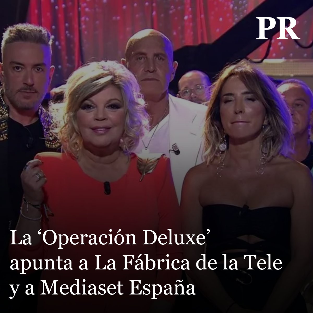 📺 La ‘Operación Deluxe’ apunta a La Fábrica de la Tele y Mediaset por un delito de revelación de secretos que afecta a decenas de celebridades ow.ly/7SCj50V2Fve