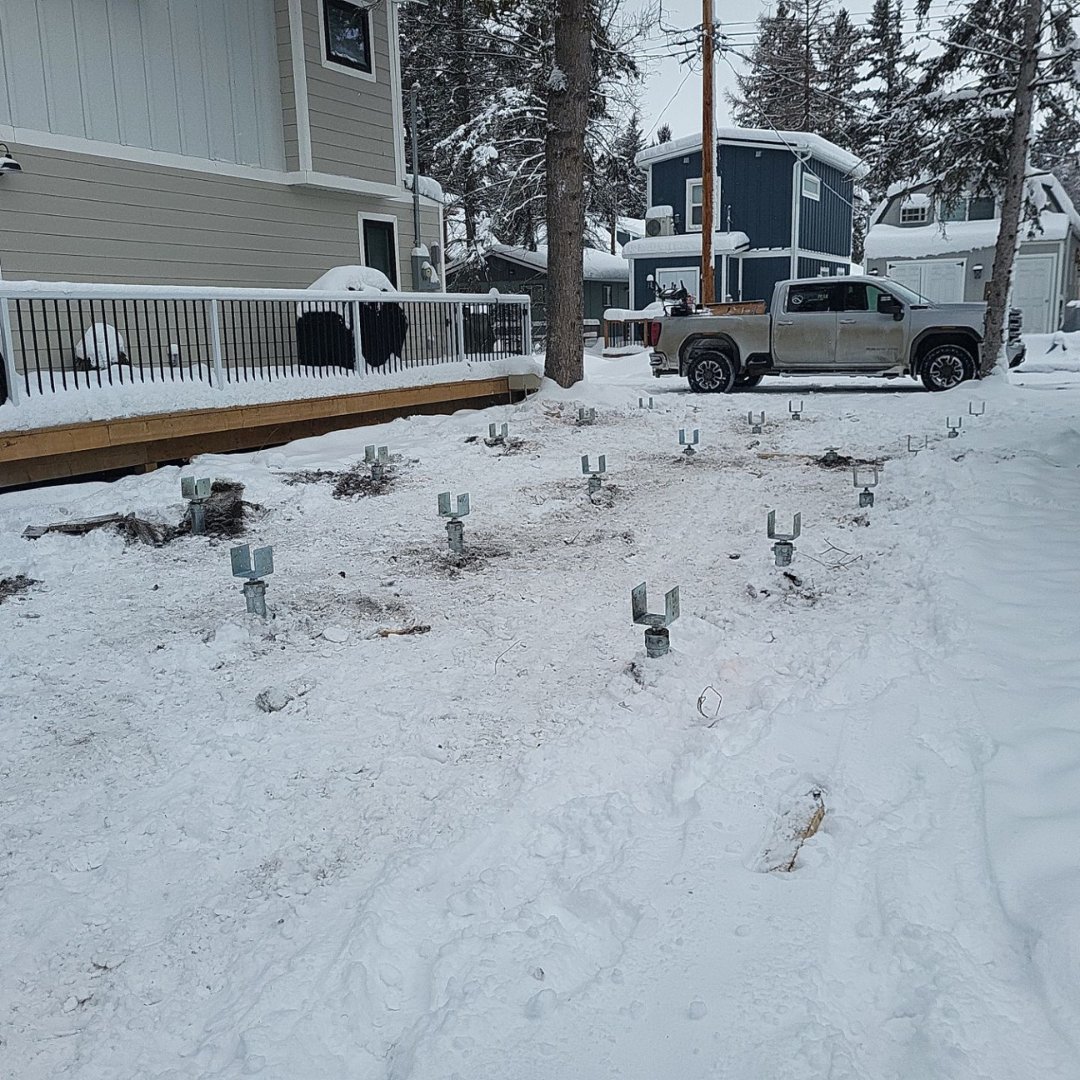 Winter installs are in full swing! Don't let the cold weather put a freeze on your construction plans. Our team is equipped and ready to lay strong foundations all winter long, ensuring your project stays on track. ❄️🛠️ #WinterInstalls #KeepBuilding #DurableFoundations
