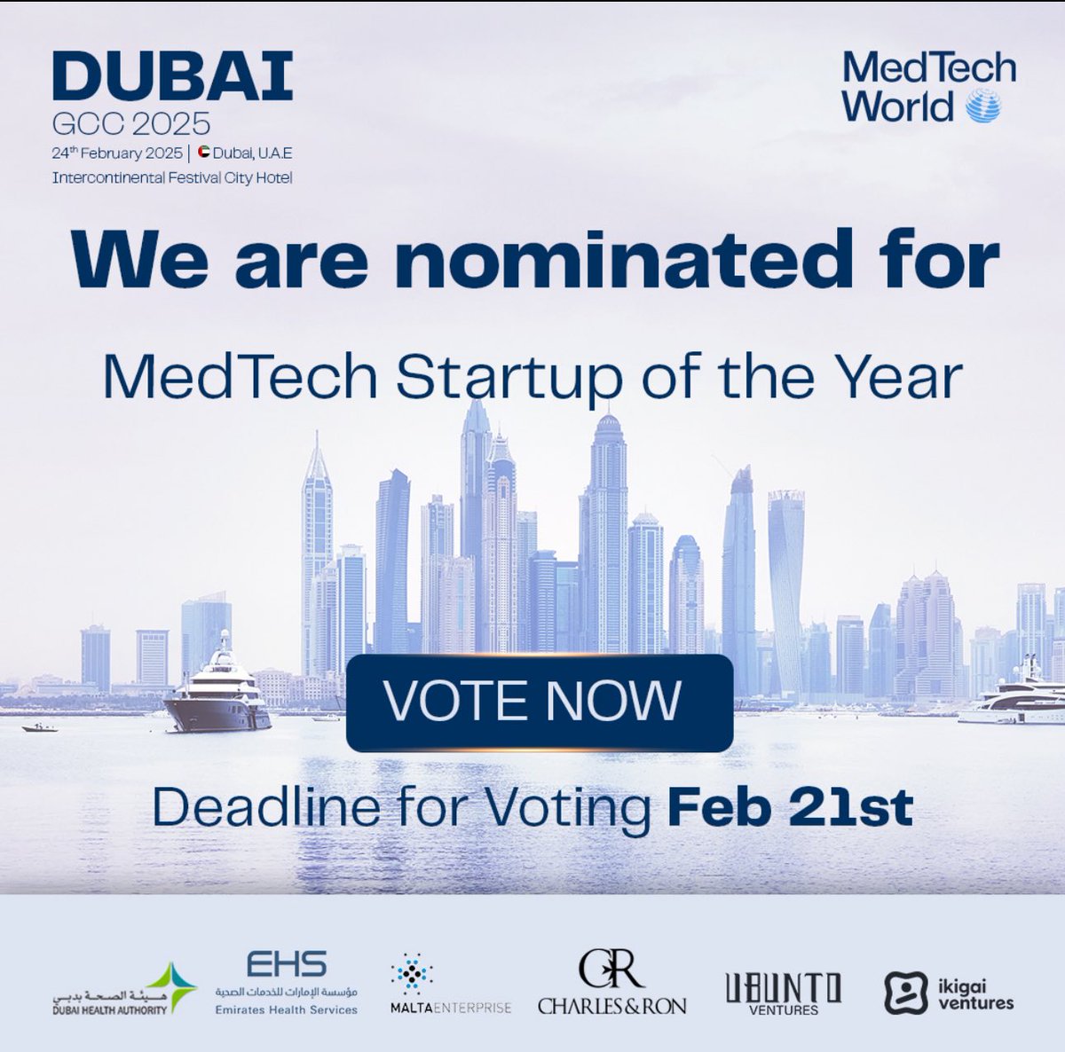 Hey peeps need a favour . Can you vote for Spryt this is a huge award to be up for. Mean the world to us if we win it the biggest Medtech awards on the planet. share-eu1.hsforms.com/1GLsDdiPhSb-AN…