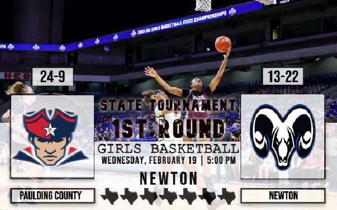 GHSA Sports (@ghsa930297) on Twitter photo #TXHSHoops The 1st round of the state tournamentππ₯π
Paulding County vs. Newton | Girls Basketball
π
2/19/2025 @ 5p.
πΊ bit.ly/3CTrIea
π Newton HS
<a href="/PCHS_WBB/">Paulding County Ladies Basketball π</a> <a href="/PCPatriotsports/">PCHS Patriots</a> <a href="/CoachStephan_H/">Coach Steph</a> <a href="/Lillie2Harris/">Lillie Harris</a> <a href="/NewtonLadyRams/">LadyRamsHoops</a> <a href="/Newton_High/">Newton High School</a> <a href="/Amanda851408/">Amanda Harris</a> <a href="/PCHS_Pats/">Paulding County High School</a> #TXHSHoops The 1st round of the state tournamentππ₯π
Paulding County vs. Newton | Girls Basketball
π
2/19/2025 @ 5p.
πΊ bit.ly/3CTrIea
π Newton HS
<a href="/PCHS_WBB/">Paulding County Ladies Basketball π</a> <a href="/PCPatriotsports/">PCHS Patriots</a> <a href="/CoachStephan_H/">Coach Steph</a> <a href="/Lillie2Harris/">Lillie Harris</a> <a href="/NewtonLadyRams/">LadyRamsHoops</a> <a href="/Newton_High/">Newton High School</a> <a href="/Amanda851408/">Amanda Harris</a> <a href="/PCHS_Pats/">Paulding County High School</a>
