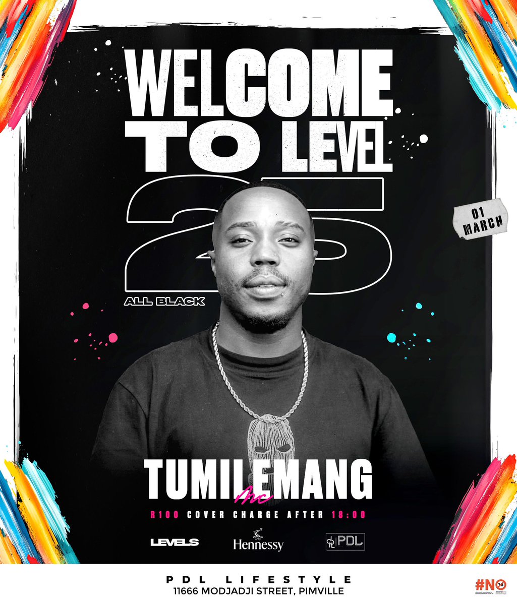 Levels94_'s tweet photo. 01 March 2025
📍 PDL 
Soweto
#Levels25 we definitely about to have fun 

Asambe https://t.co/38znbWdtvX