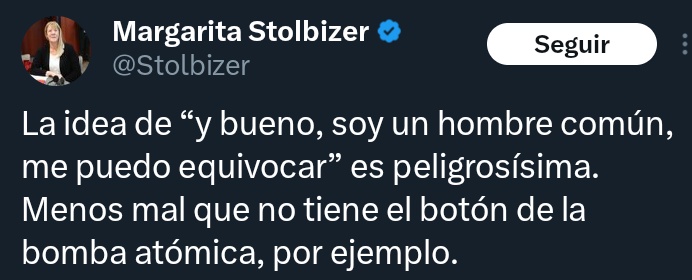 De hecho, sí tiene el botón, se llaman facultades delegadas y se las votaste en el Congreso