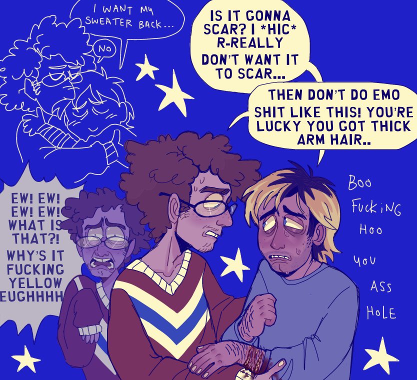 ⚠️//gore of your comfort character

ig i had this idea two separate times, i like my stan marsh with a side of miserable  

#SouthPark #southparkfanart #southparkart #StanMarsh #KyleBroflovski #spstan #spkyle #spstyle #stanxkyle #BASEketball #sptwt