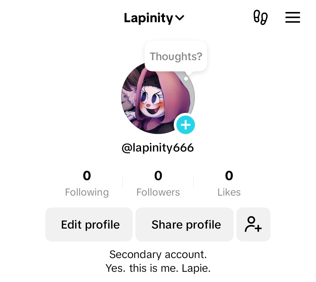 Hello, I hate to share that my main TikTok account is hacked...I tried everything I could to bring it back and gave up.
Please spread this tweet. This is my new account, feel free to add me again, it'll ease my stress a little...
tiktok.com/@lapinity666?_…