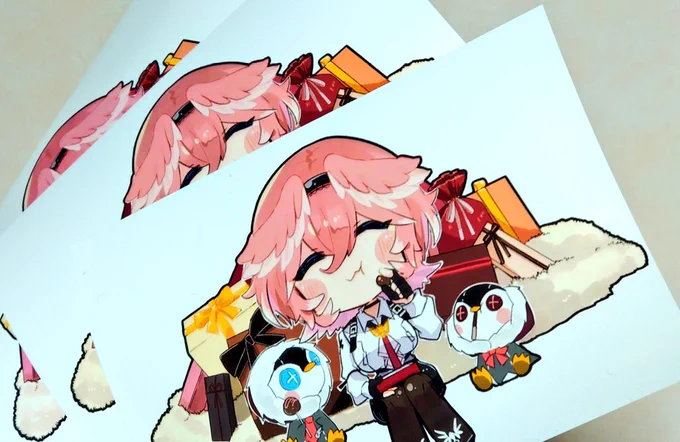 グミさんの可愛いルイ姉、プリントしました。ありがとうございます。 