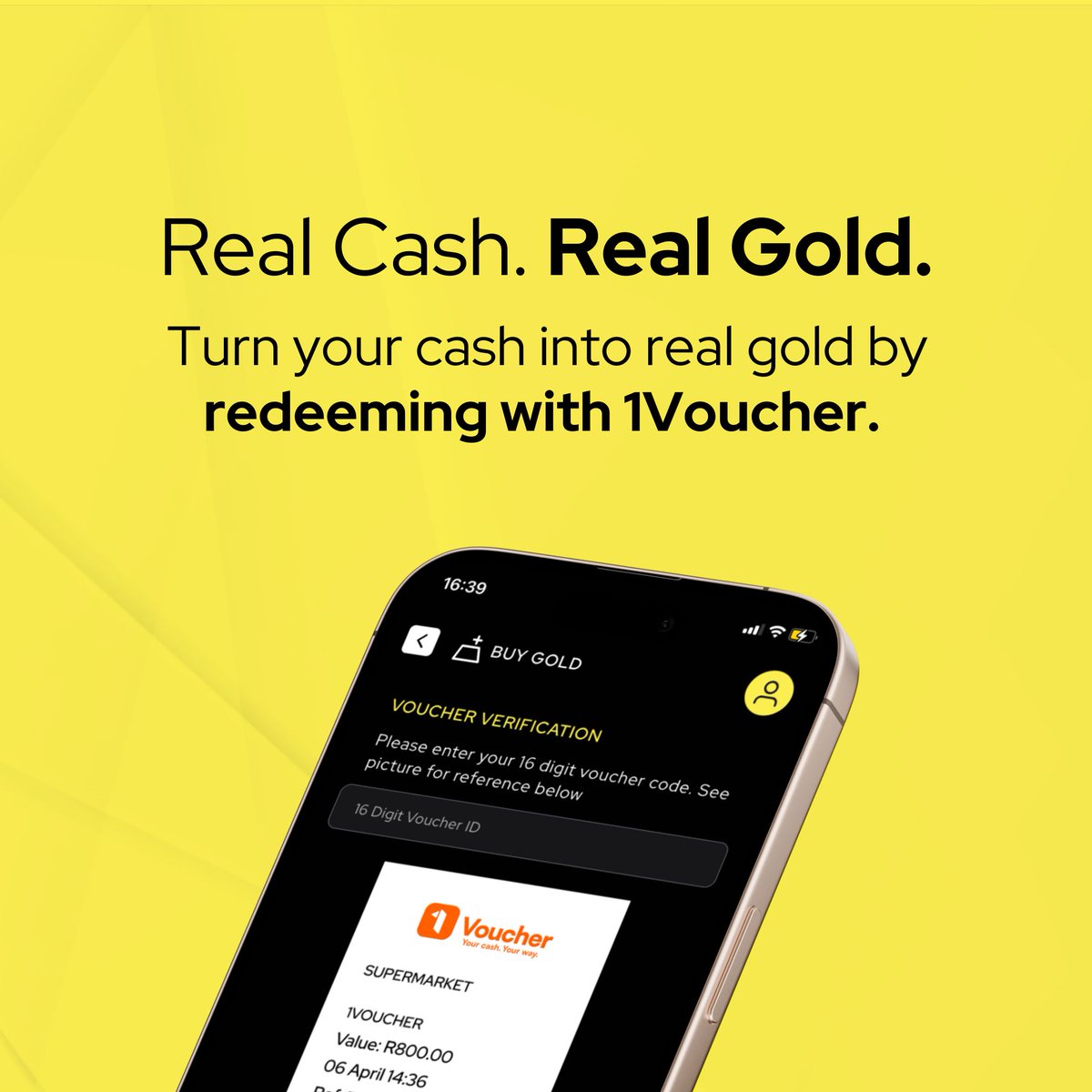 Easily start saving in gold in South Africa by purchasing a 1Voucher at over 9,000 retailers or 200,000 merchants, then redeem it on the Troygold app with your unique code. 

Download the app to invest today: buff.ly/3T0uF1B