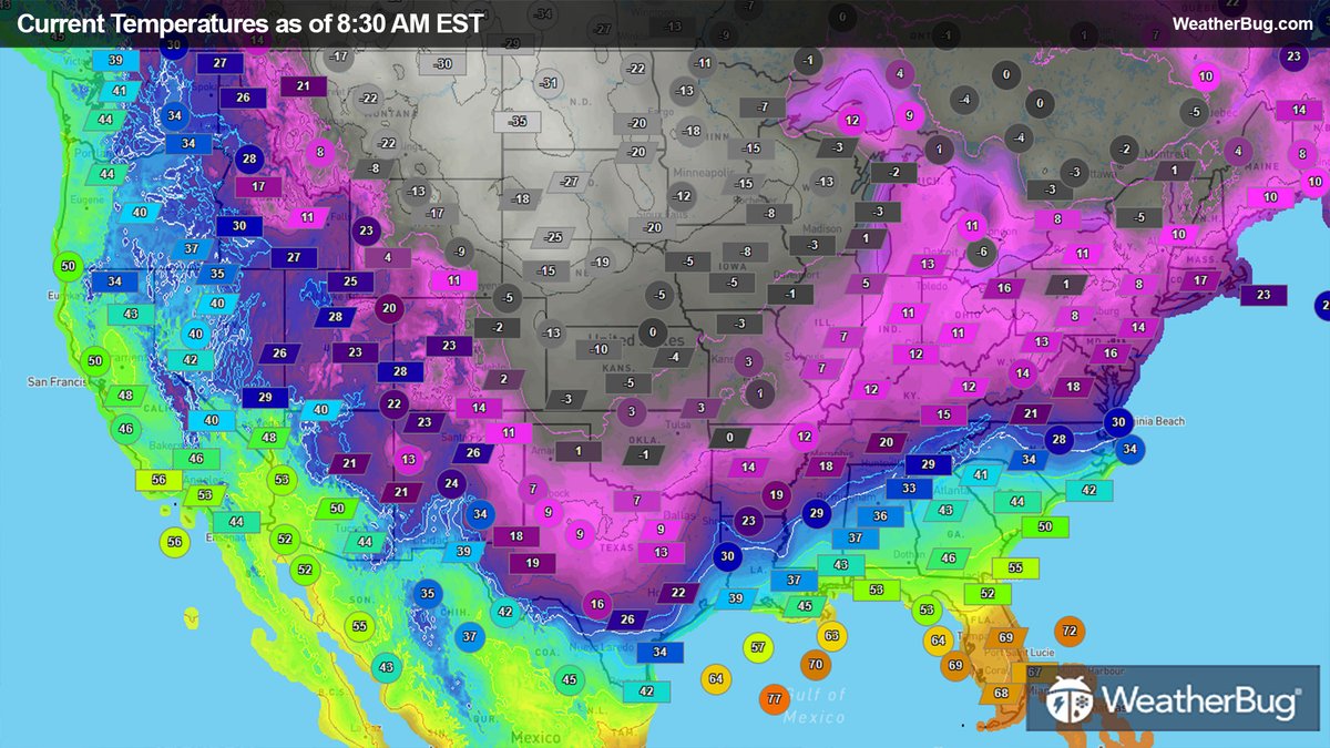 WeatherBug's tweet image. NOPE WE DON'T LIKE THIS! 🥶🥶🥶