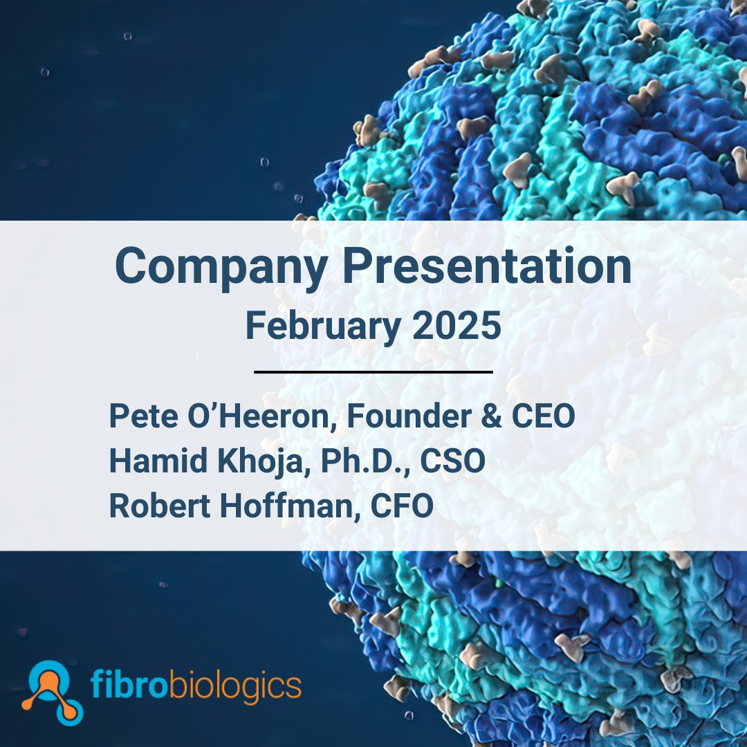 FibroBiologics's tweet image. Missed @FibroBiologics’ analyst day? A recording of the presentation is now available, highlighting the potential of fibroblast-based therapeutics for chronic diseases.

Watch here: youtu.be/PZe3xek8Ocg 

$FBLG #AnalystDay #HealthcareInnovation