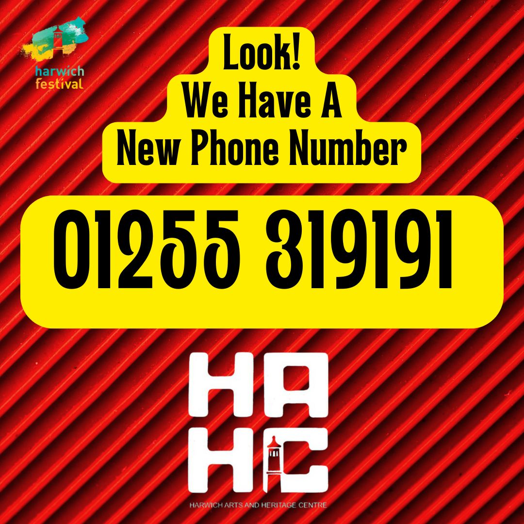 We’ll keep this post short… The Harwich Festival &amp; Harwich Arts and Heritage Centre has a new phone number. 01255 319191 - you've got the number so give us a call!

#Harwich #Arts #HarwichFestival